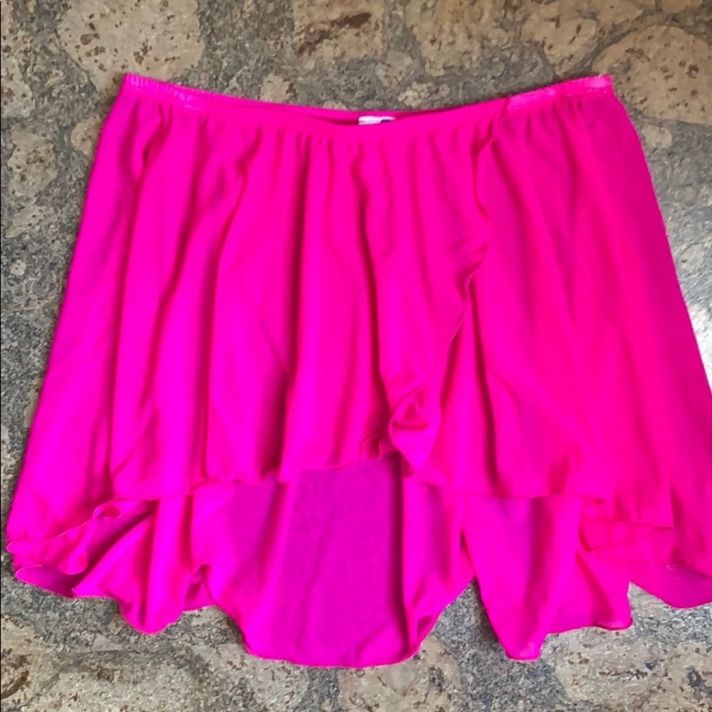 HOT PINK MESH ADI DANCEWEAR SKIRT